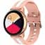 Ремешок для Samsung Galaxy Watch Active 2 40mm - розово-белый ширина крепления 20мм силикон Watchbands D2 Normal (W37-0WB57339422) - миниатюра 1