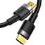 Кабель Baseus Cafule HDMI - HDMI 5m CADKLF-H01 Black - миниатюра 3