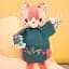 Игрушка на руку Lilliputiens Котик Жанетт (83639) - миниатюра 3