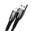 Кабель Baseus Glimmer Series Fast Charging USB-A to Lightning 2m Black (CADH000301) - миниатюра 2