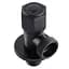 Кран кульовий кутовий Q Professional 1/2″X3/4″ NV-QP888 Black 000025137 - мініатюра 3