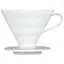 Пуровер пластиковый Hario V60 02, белый (VD-02) - миниатюра 1