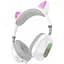 Навушники Hoco Skill Cat Ear BT Headphones ESD13 з котячими вушками білі 6931474788030 - мініатюра 2