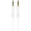 Аудіокабель Borofone BL16 Clear sound 3.5 мм/1 м білий - мініатюра 1