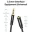 Кабель Vention Audio 3.5 mm M - 3.5 mm F, 2 m, Black (VAB-B06-B200-M) - мініатюра 5