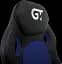Геймерское кресло GT Racer черное с синим (X-2640 Black/Blue) - миниатюра 5