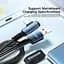 Кабель Essager Sunset Bend Type 7A cable USB A to Type C 2 м 100W Blue (EXCWT7A-CGA03-P) - миниатюра 4