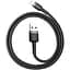 Кабель Baseus Cafule Cable USB to Lightning 1.5A 2m CALKLF-CG1 Black-Grey - миниатюра 4