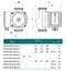 Циркуляционный насос NPO BPS25-8SM-180 - миниатюра 3