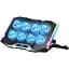 Охлаждающая подставка для ноутбука до 17.3 дюйма IceCoorel K-10 8xfans 2xUSB LCD RGB - миниатюра 1