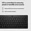 Клавиатура мембранная 350 Compact Multi-Device, 78key, BT, EN/UK, черный HP teh0013842 - миниатюра 8