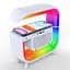 Акумуляторний нічник G-Smart G30 RGB з годинником, Bluetooth колонкою та зарядкою для телефону - мініатюра 5