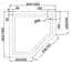 Поддон Dusel D402 100x100x13,5, Белый - миниатюра 3