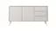 Комод Perfect Home Ланте/Lante 2-дверный с 3 ящиками и золотыми ножками 2D3S/163 Беж (PFH-091180) - миниатюра 5