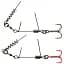 Оснастка Savage Gear SS Corkscrew Stinger 3G 1X #1 16kg Red + BN (2 шт/уп) - миниатюра 1