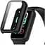 Чехол-накладка DK Пластик Gloss Glass Full Cover для Xiaomi Amazfit Band 7 (black) - миниатюра 1