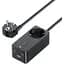 Toocki 67W Desktop Charger 2 x Type-C, 1 х USB 1.5 м, Black + розетка - миниатюра 1