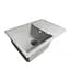 Кухонна мийка Adamant HORIZON old stone 780x495x230 мм, з крилом 78 см - мініатюра 2