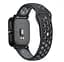 Ремінець BeWatch sport-style 20 мм для смарт-годин Xiaomi amazfit BIP Чорно-Сірий (1010114) - мініатюра 2