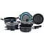 Набір посуду Gimex Cookware Set induction Blue 9 предметів (6977225) - мініатюра 1