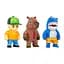 Набор коллекционных фигурок Stumble Guys Мегалодон, Мистер Стамбл, Капибара 3 шт. х 6 см (SG2020-1) - миниатюра 2