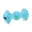 Игрушка для собак Misoko&Co Рифленая гантеля. light blue. 13.8 cm - миниатюра 1