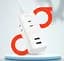 Подовжувач фільтр Aigo Power Strip (3 розетки та 2 USB) 1 m AC0320 - мініатюра 6
