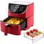 Аерофритюрниця Cosori Premium Chef Edition CP158-AF-RXR червона [94715] - мініатюра 6