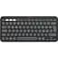 Клавіатура Logitech K380s Pebble Keys 2 Bluetooth Graphite (920-011851) [96063] - мініатюра 1