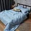 Пододеяльник Moon&Star Satin Stripe Ocean Calm King Size 220x240 см - миниатюра 3