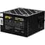 Блок живлення GTL 600 Вт Black, 120 мм, 2xMolex / 3xSATA / 1x6+2-pin / 1x4+4-pin / 1x24-pin, захист SCP / OCP / OVP / UVP, пласкі чорні кабелі збільшеної довжини (GTL-600-120) - мініатюра 1