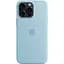 Чохол Silicone Case with MagSafe для Apple iPhone 15 Pro Max Light Blue AAA [105768] - мініатюра 3
