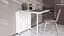 Стол-книга трансформер Орион 2 Ferrum-decor 750x1520x730 Белый металл ДСП Белое 16 мм (FRD-104590) - миниатюра 3