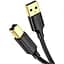 Кабель для принтера USB 2.0 AM/BM 2.0m black Ugreen (20847) - мініатюра 1