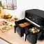 Аэрогриль Tefal Dual Easy Fry XXL 2700 Вт черный (EY9428E0) - миниатюра 5