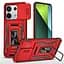 Ударостійкий чохол Camshield Army Ring для Xiaomi Redmi Note 13 Pro 4G / 14s / Poco M6 Pro 4G Червоний / Red - мініатюра 1