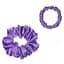 Набір із 2 шовкових резинок для волосся Чумацький Шлях S+L - два режими фіксації лавандовий (1243-02) - мініатюра 1