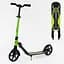Самокат Best Scooter 60х13х100 см Чорно-зелений 000231432 - мініатюра 2