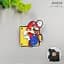 Значок Супер Маріо Маріо Super Mario Mario 3,5 см P SM M 01 - мініатюра 2