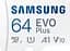 Карта пам'яті Samsung microSDXC EVO Plus 64GB UHS-I U1 V10 A1 + SD Adapter (MB-MC64KA) [83222] - мініатюра 3
