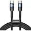Кабель Essager USB Type-C to Type-C 100W швидка зарядка 20V 5A 1.2 м синій - мініатюра 1
