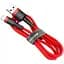 Кабель Baseus Cafule Cable USB to Lightning 2.4A 1m CALKLF-B09 Red - миниатюра 5
