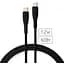 Дата кабель USB-C to USB-C 1.2m 60W Silicon Black Vinga (VCDCCC2612SB) - мініатюра 4