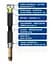 Шланг для змішувача Aquastrong Nylon довгий штуцер M10х1/2" 100 см 30412 - мініатюра 3