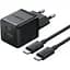 Мережевий зарядний пристрій Baseus Palm C+U 30W EU USB-C to USB-C cable black (P1011160A113-01) - мініатюра 1