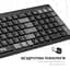 Клавіатура OfficePro SK985B Wireless Black (SK985B) - мініатюра 8