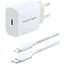 Зарядний пристрій 1xUSB-C 20W + USB-C cable М-М White Vention (G16W0-EU) - мініатюра 5