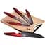 Набор ножей Berlinger Haus Metallic Line Burgundy Edition, крассный (BH 2704) - миниатюра 1