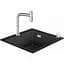 Кухонная мойка Hansgrohe Сombi C51-F450-06 560x510 Select со смесителем хром 43217000, Черный - миниатюра 1