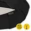 Подушка для йоги та медитації 4FIZJO Zafu напівкругла 40 x 30 x 12 см Black (P-5907739315519) - мініатюра 4